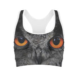 Owl Eyes Print Women's Sports Bra