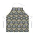 Owl Knitted Pattern Print Adjustable Apron