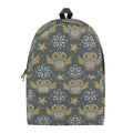 Owl Knitted Pattern Print School Backpack
