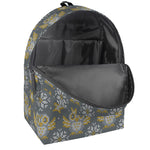 Owl Knitted Pattern Print Backpack