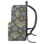 Owl Knitted Pattern Print Backpack