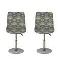 Owl Knitted Pattern Print Bar Stool Covers