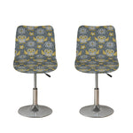 Owl Knitted Pattern Print Bar Stool Covers