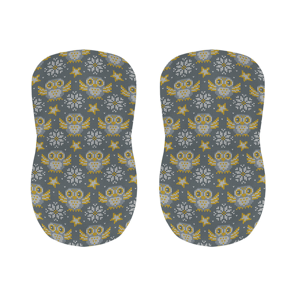 Owl Knitted Pattern Print Bar Stool Covers