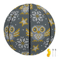 Owl Knitted Pattern Print Basketball