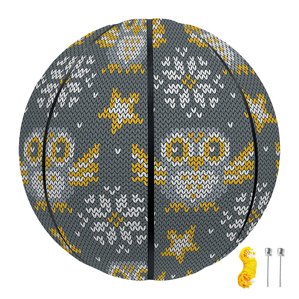 Owl Knitted Pattern Print Basketball
