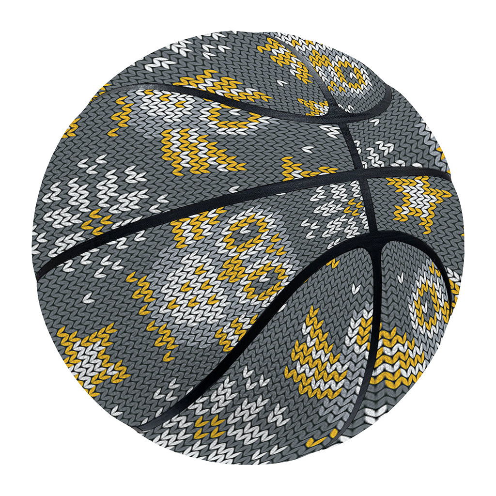 Owl Knitted Pattern Print Basketball