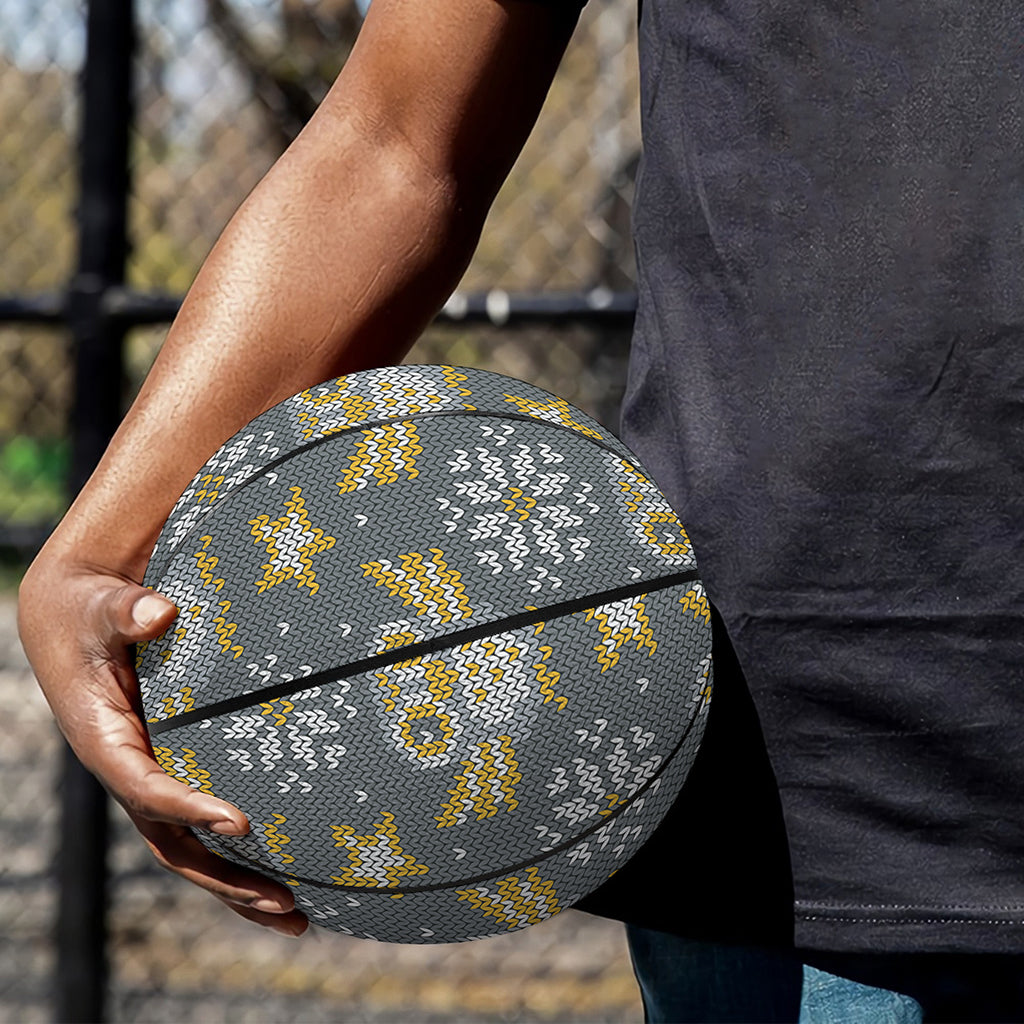 Owl Knitted Pattern Print Basketball