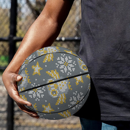 Owl Knitted Pattern Print Basketball