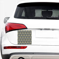 Owl Knitted Pattern Print Car Sticker