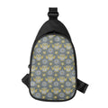 Owl Knitted Pattern Print Sling Bag