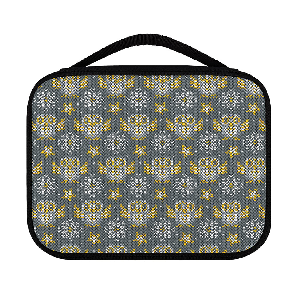 Owl Knitted Pattern Print Classic Bible Case