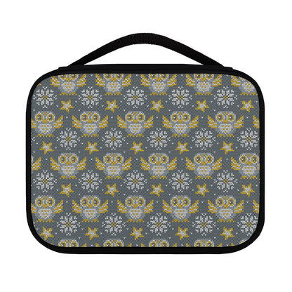 Owl Knitted Pattern Print Classic Bible Case