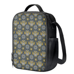 Owl Knitted Pattern Print Crossbody Lunch Bag