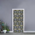 Owl Knitted Pattern Print Door Sticker
