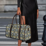 Owl Knitted Pattern Print Duffle Bag