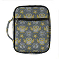 Owl Knitted Pattern Print Front Pocket Bible Bag
