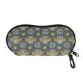 Owl Knitted Pattern Print Glasses Case