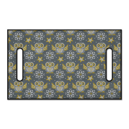 Owl Knitted Pattern Print Golf Cart Seat Cover