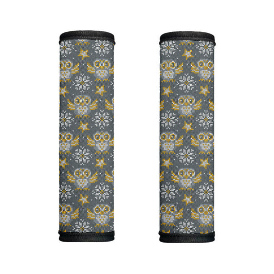 Owl Knitted Pattern Print Handle Covers