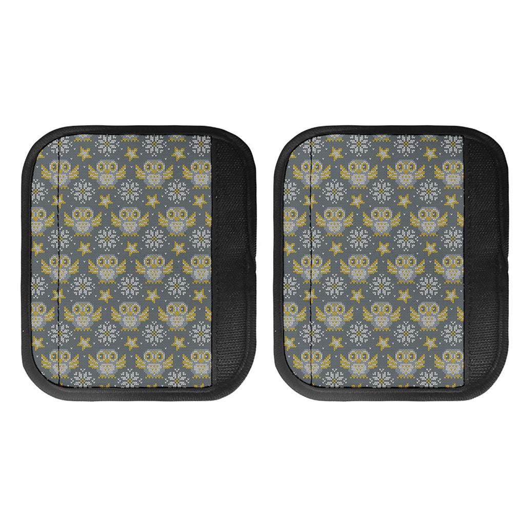 Owl Knitted Pattern Print Handle Covers