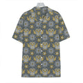 Owl Knitted Pattern Print Hawaiian Shirt