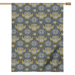 Owl Knitted Pattern Print House Flag