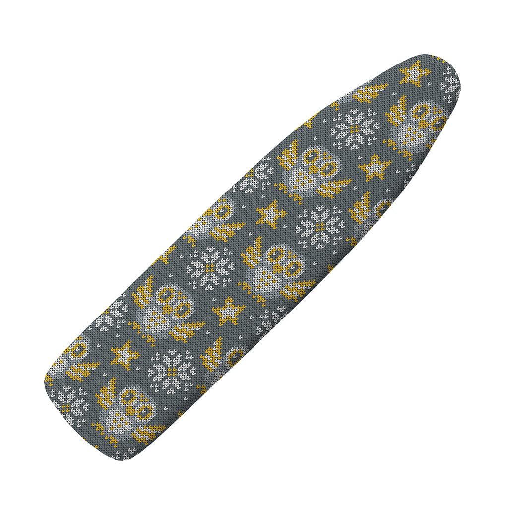 Owl Knitted Pattern Print Ironing Board Cover