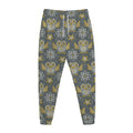 Owl Knitted Pattern Print Jogger Pants
