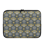 Owl Knitted Pattern Print Laptop Sleeve