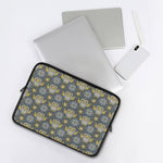 Owl Knitted Pattern Print Laptop Sleeve