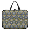 Owl Knitted Pattern Print Laptop Sleeve With Handle