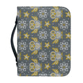 Owl Knitted Pattern Print Leather Bible Cover