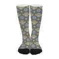 Owl Knitted Pattern Print Long Socks