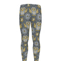 Owl Knitted Pattern Print Men's Leggings