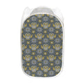 Owl Knitted Pattern Print Mesh Laundry Hamper