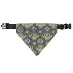Owl Knitted Pattern Print Over The Collar Dog Bandana