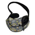 Owl Knitted Pattern Print Pet Sling Carrier