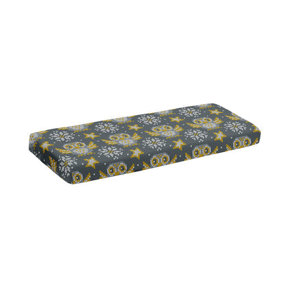 Owl Knitted Pattern Print Piano Keyboard Cover