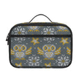 Owl Knitted Pattern Print Portable Lunch Bag