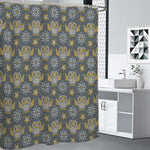 Owl Knitted Pattern Print Premium Shower Curtain