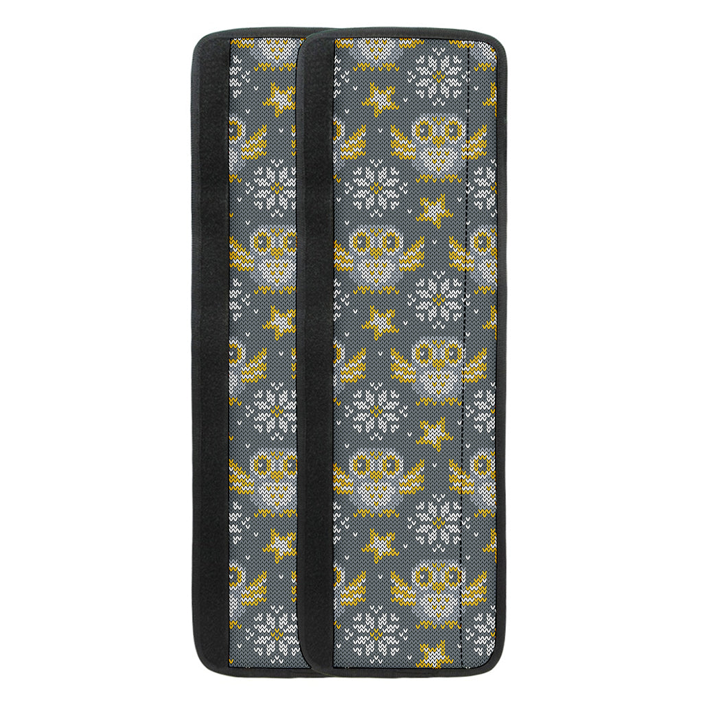 Owl Knitted Pattern Print Refrigerator Handle Covers
