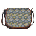 Owl Knitted Pattern Print Saddle Bag