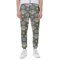 Owl Knitted Pattern Print Joggers
