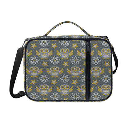 Owl Knitted Pattern Print Shoulder Strap Bible Bag