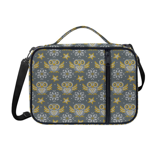 Owl Knitted Pattern Print Shoulder Strap Bible Bag