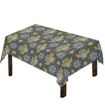 Owl Knitted Pattern Print Tablecloth