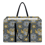 Owl Knitted Pattern Print Utility Tote Bag