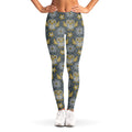 Owl Knitted Pattern Print Women's Leggings