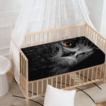 Owl Portrait Print Baby Crib Sheet